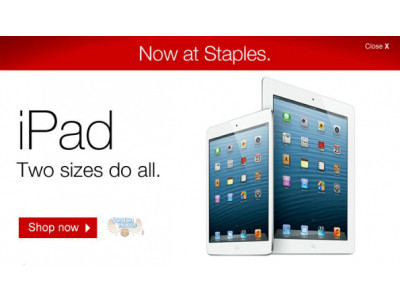Staples Canada: Get a $40 Gift Card When you Buy WiFi iPad Air or iPad Mini