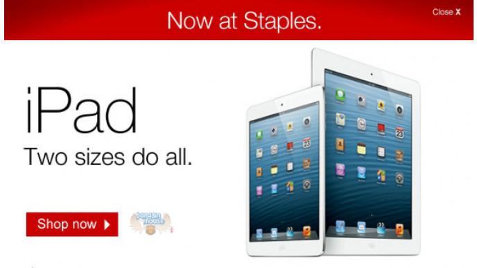 Staples Canada: Get a $40 Gift Card When you Buy WiFi iPad Air or iPad Mini