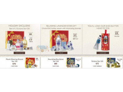Get $162 Worth of L'Occitane Items For $92, 3 Free Samples, Free Shipping 