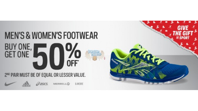 SportChek Canada: B1G1 50% off Footwear