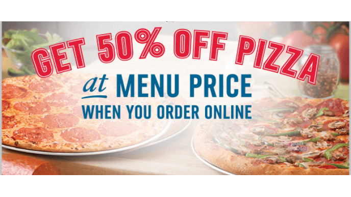 Dominos Canada: All Pizza 50% Off When You Order Online