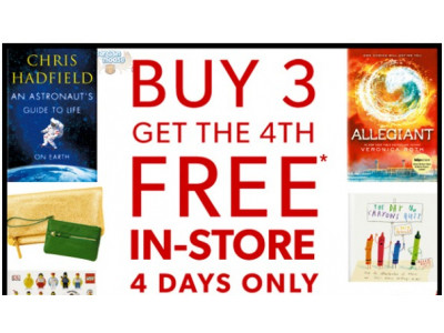 Chapters Canada Black Friday In-Store Deals B3G1 Free (2013/EXPIRED)