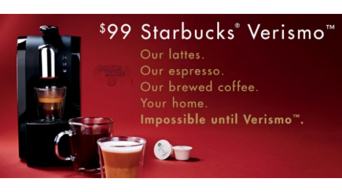 Starbucks Canada: Verismo 580 Just $99 (Was $149)