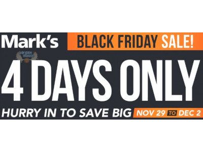 Marks Work Warehouse: Black Friday