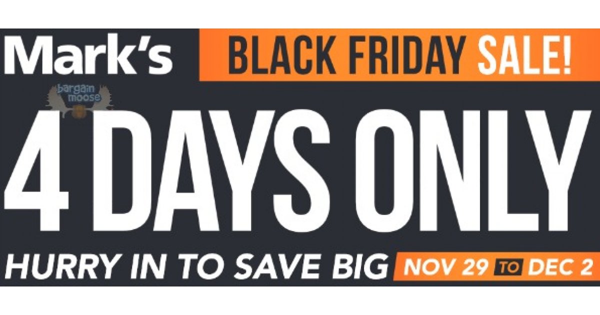 Marks Work Warehouse Black Friday & Cyber Monday Deals