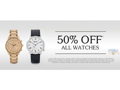 Roots Canada: 50% off All Watches