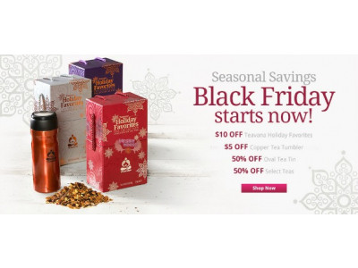 Teavana Black Friday Deals: Save $10 On Holiday Favourites & 50% Off Teas 