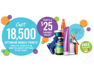 Shoppers Drug Mart Canada: 18,500 Bonus SMD Points On $75+ 