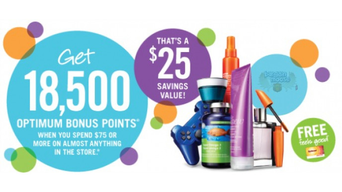 Shoppers Drug Mart Canada: 18,500 Bonus SMD Points On $75+