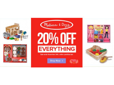 Well.ca: 20% Off Melissa & Doug