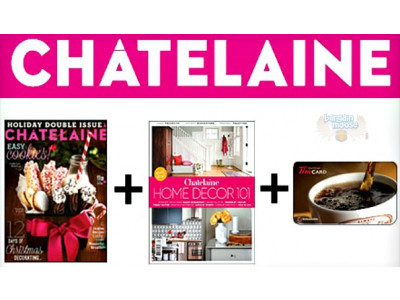 Wagjag Canada: 51% Off Chatelaine Subscription, $5 Tims Card & DIY Decor Special Book