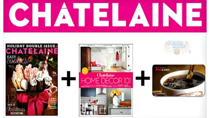 Wagjag Canada: 51% Off Chatelaine Subscription, $5 Tims Card & DIY Decor Special Book