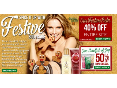 The Body Shop Canada: Save 40% Site-Wide