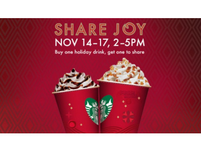 Starbucks Canada: B1G1 Free Holiday Drinks