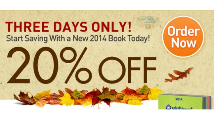 Entertainment Book: All Books 20% Off & Free Shipping