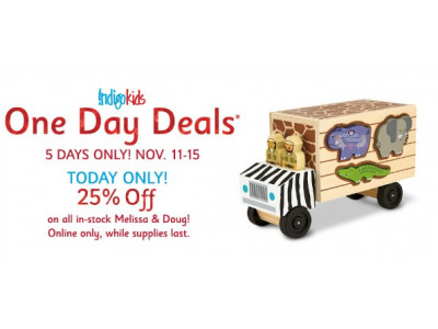 Chapters Canada: Melissa & Doug 25% Off & Starbucks BOGO
