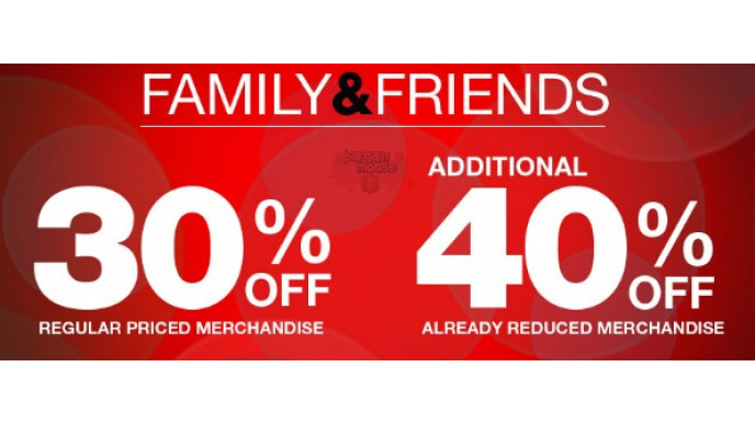 Bench Canada: 30% - 40% Off Friends & Family Event