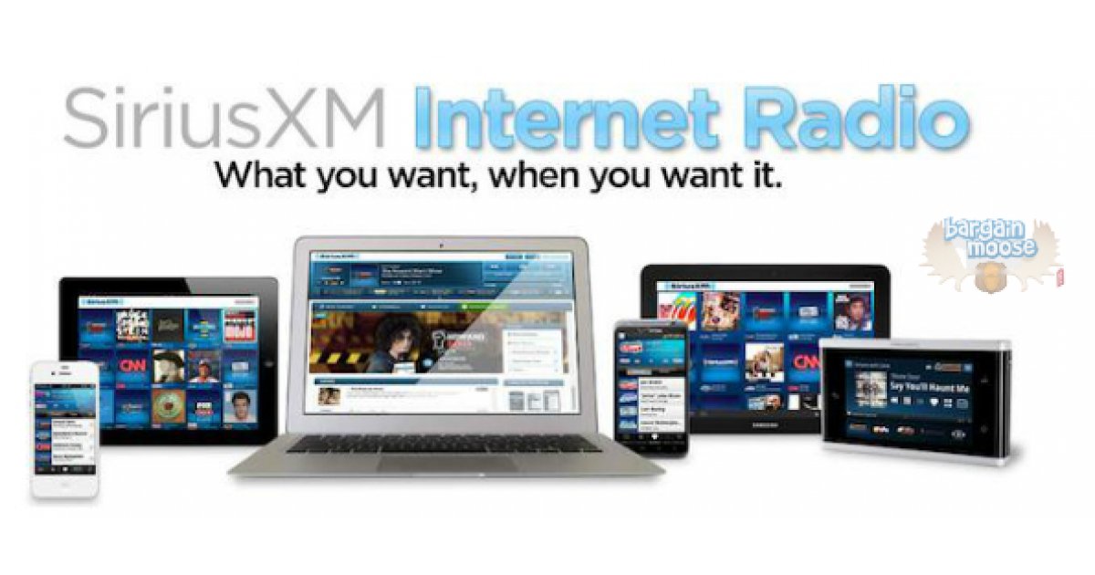 SiriusXM Radio 12 Months For 48