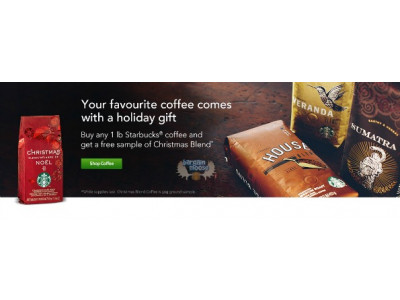 Starbucks Store Canada: Buy Any 1lb Coffee & Get A Free Christmas Blend Sample