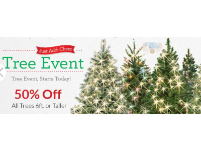 Michaels Canada: 50% off Christmas Trees