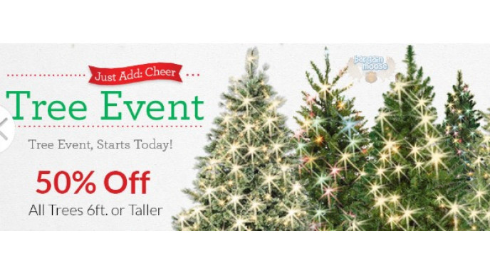 Michaels Canada: 50% Off Christmas Trees