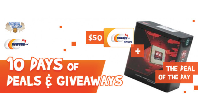 Bargainmoose & Newegg.ca Contest: 10 Days of Deals & Giveaways! (Day 9 - CLOSED)