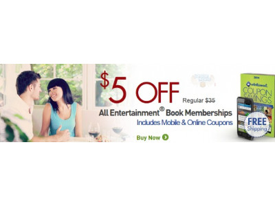 Entertainment Book Canada: $5 Off 2014 Books + Free Shipping