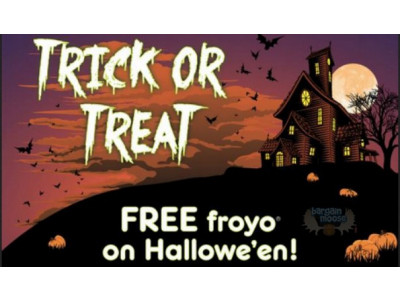 Yogurty's Canada: Free FROYO on Halloween for Kids in Costumes 