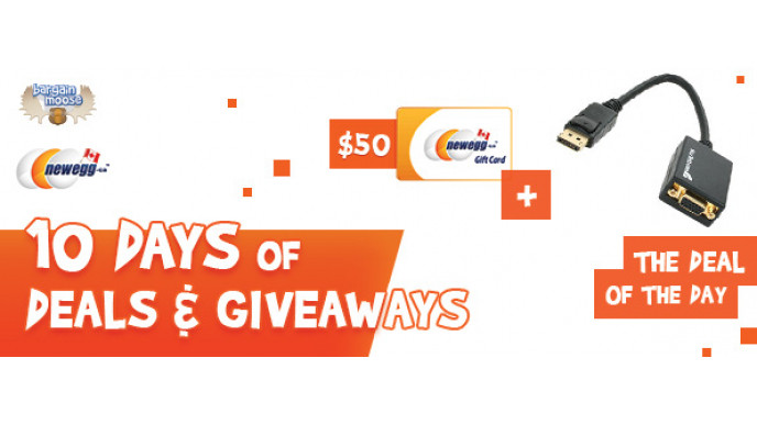 Bargainmoose & Newegg.ca Contest: 10 Days of Deals & Giveaways! (Day 2 - CLOSED)