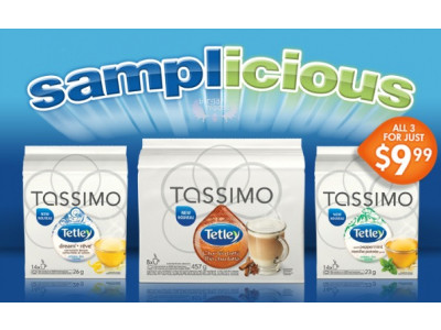 Kraft Canada Samplicious: Get $29 Worth of Tassimo Tetley for only $10