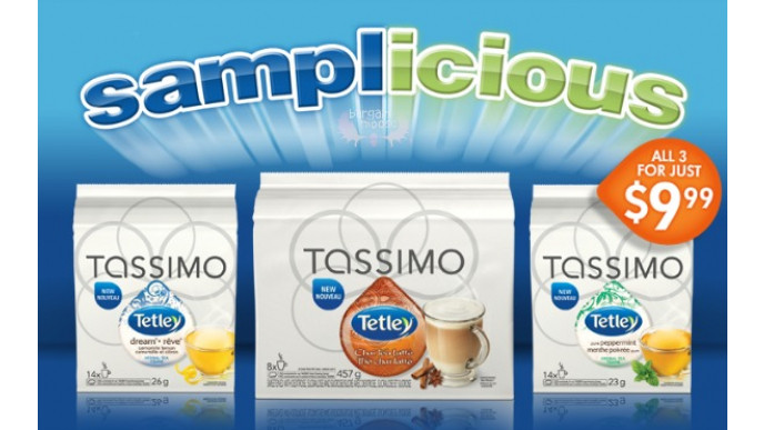 Kraft Canada Samplicious: Get $29 Worth of Tassimo Tetley for only $10