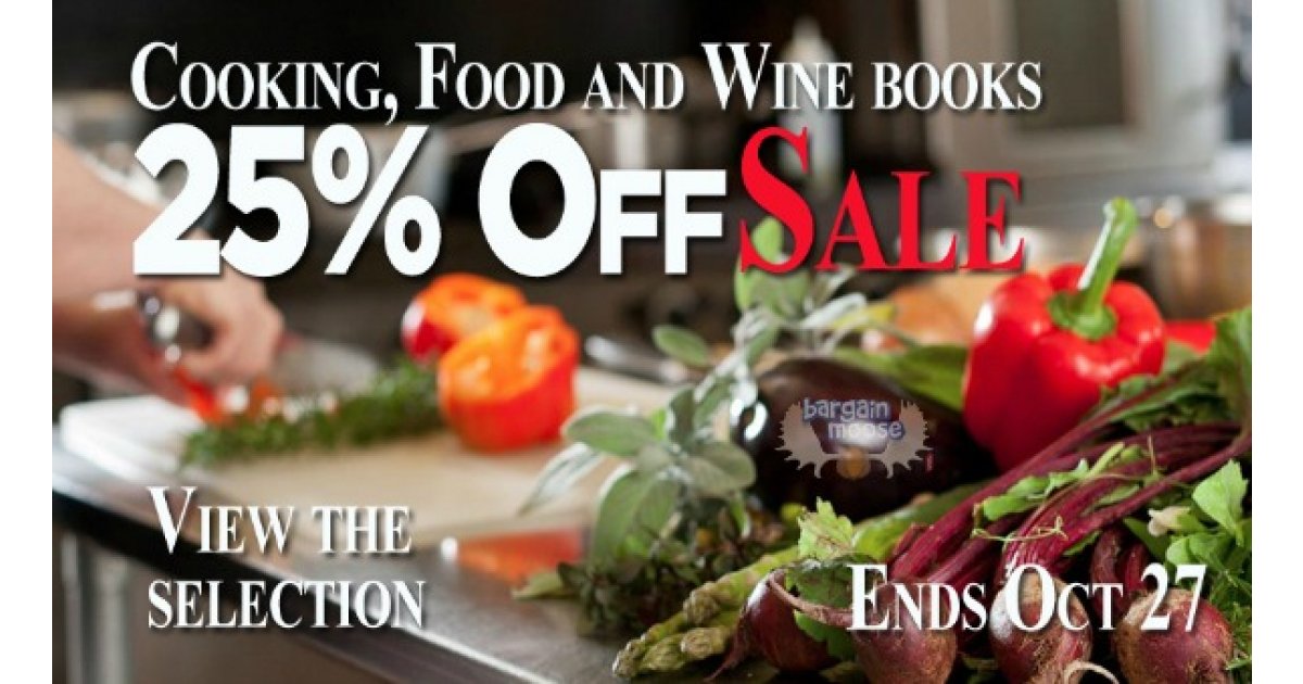 Book Outlet Canada 25 Off Food & Wine Books