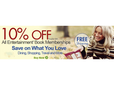 Entertainment Book Canada: 10% Off 2014 Books + Free Shipping