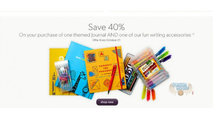 Chapters Canada: 41% Off Journals & Fun Writing Accessories