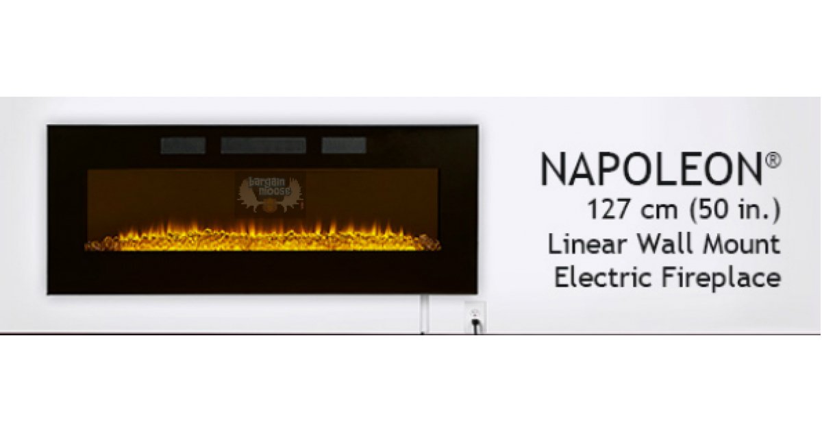 Costco Canada 200 off Napoleon 50" Wall Mount Electric Fireplace