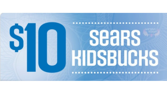 Sears Canada: Earn $10 in KidsBucks With $40 Purchase
