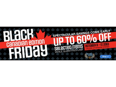 Sears Canada: Black Friday Deals Up To 65% Off