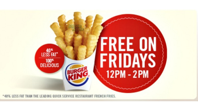 Burger King: Free Fries Fridays