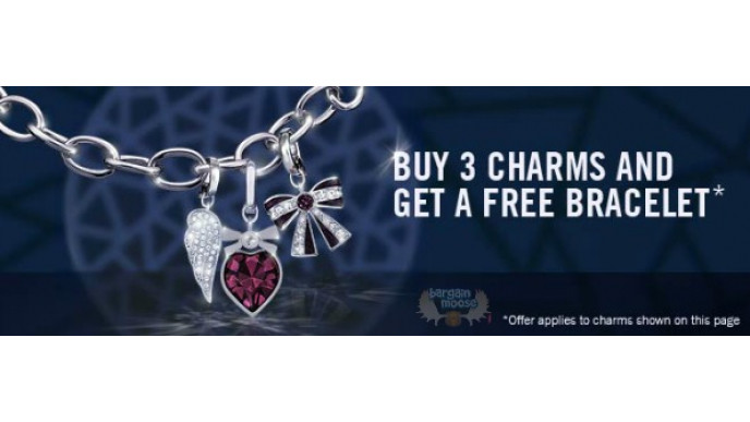 Swarovski Canada: Buy 3 Charms Get Free Charm Bracelet