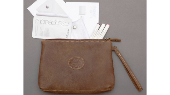 Roots Canada: Mèreadesso Kiss Case Wristlet Now $68 ($120 Value)