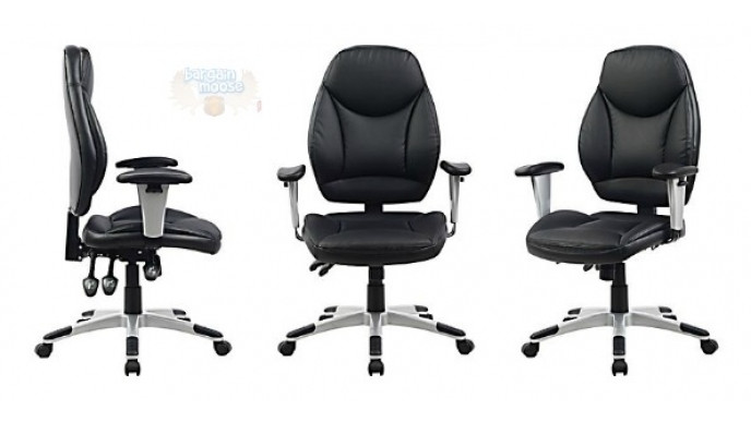 Staples Canada: Staples Curvy Leather Multi-Tilt Chair - Now $99.62 (Save $100)