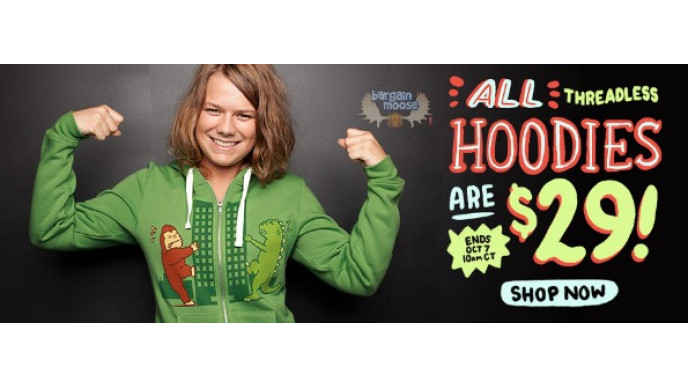 Threadless: All Hoodies $29