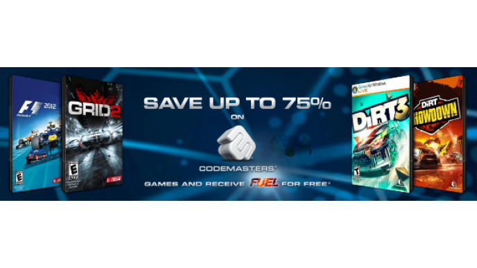 GameFly: Up to 75% off Codemasters Games + a Free Game!