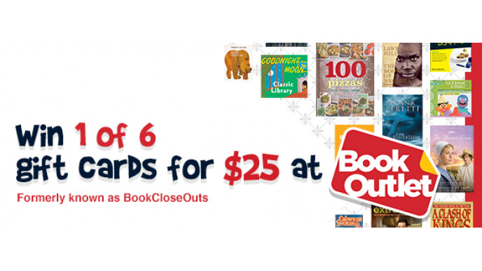 Bargainmoose Contest: Win 1 of 6 Gift Cards for $25 each @ Book Outlet Canada!