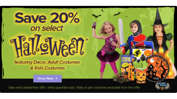 Well.ca: 20% Off Select Halloween Supplies & Costumes