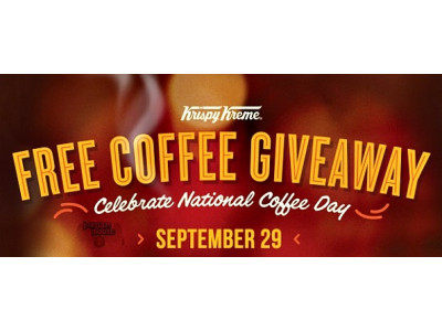 Krispy Kreme: Free Coffee on September 29th