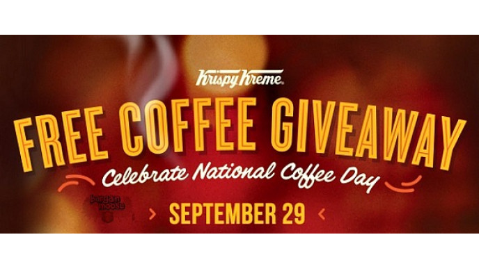 Krispy Kreme: Free Coffee on September 29th