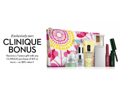 The Bay Canada: Clinique Bonus Days Free Gift w/ $31 Purchase ($85 Value)