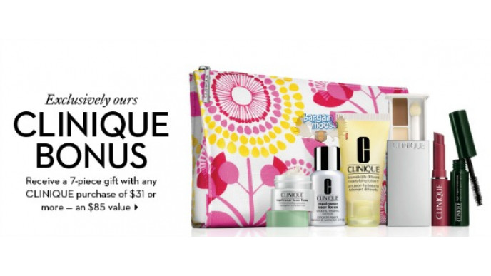 The Bay Canada: Clinique Bonus Days Free Gift w/ $31 Purchase ($85 Value)