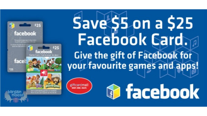 Shoppers Drug Mart Canada: Save $5 On $25 Facebook Card